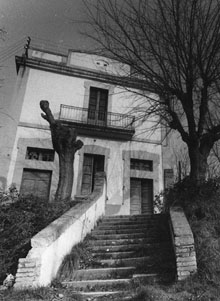 Antiga escola de Vallcanera, a Sils, 1986