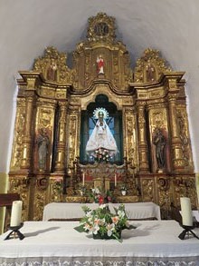 Interior de l'església de Santa Coloma de Farners