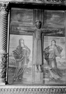 Crist en Majestat a l'església parroquial de Sant Joan les Fonts. 1920-1938