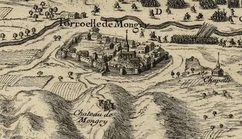 Torroella de Montgrí. Detall de 'La batalla del Ter', 1694. Beaulieu