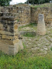 Interior de la ciutat i sitges dels segles V-III aC