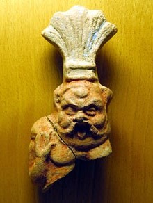 El déu egipci Bes. Terracota. Segle III aC