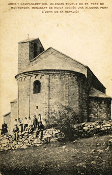 Sant Pere de Montgrony. 1900