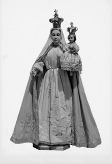 Imatge de la Mare de Déu de les Salines. 1955