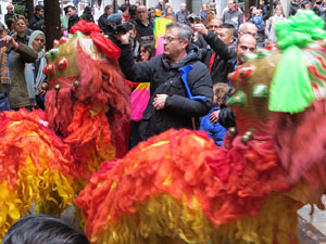 Celebració de l'any nou xinès a Girona. La cerimònia oficial