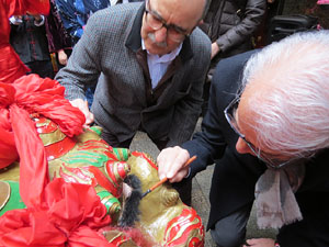 Celebració de l'any nou xinès a Girona. La cerimònia oficial