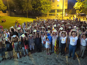 Assaig de la Diada 2016 al Jard&iacute; de la Inf&agrave;ncia