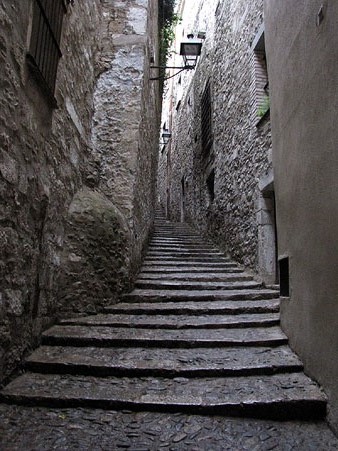 Escales del carrer de Sant Lloren&ccedil;
