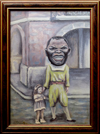 Capgr&ograve;s de Girona. Oli de Llu&iacute;s Suy