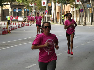 Cursa de la Dona 2016. Cursa pels carrers de Girona