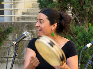 Dia de la M&uacute;sica 2016. Escenari de la pla&ccedil;a de Sant Feliu
