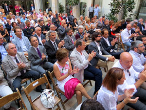 Diada Nacional 2016. Acte institucional al pati de la Diputació de Girona