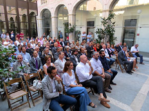 Diada Nacional 2016. Acte institucional al pati de la Diputació de Girona