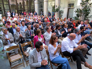 Diada Nacional 2016. Acte institucional al pati de la Diputació de Girona