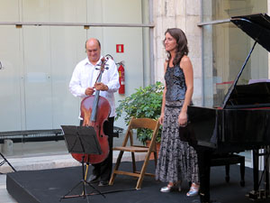 Diada Nacional 2016. Acte institucional al pati de la Diputació de Girona