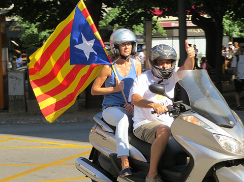 Camí de la manifestació