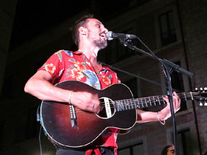 Diada Nacional 2016. Concert del grup Falciots Ninja a la plaça del Vi