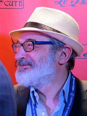 L'actor Boris Ruiz, durant la inauguraci&oacute;
