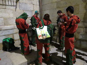 Fires 2016. La Beatufarra, descens del Beatusaure per les escales de la Catedral de Girona