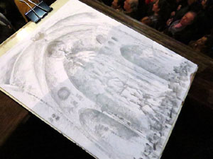 Fires 2016. Castells dins la nau gòtica de la Catedral de Girona