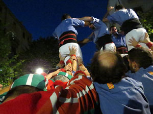 Fires 2016. Els Castells de Vigília a la Rambla de la Llibertat, amb els Marrecs de Salt i la Nova Muixeranga d'Algemesí