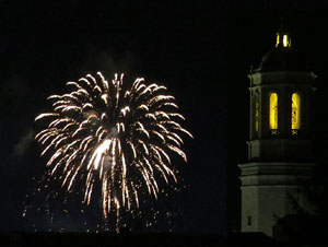 Fires 2016. El castell de focs de cloenda de Fires de Sant Narcís