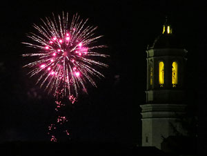 Fires 2016. El castell de focs de cloenda de Fires de Sant Narcís