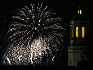 Fires 2016. El castell de focs de cloenda de Fires de Sant Narcís