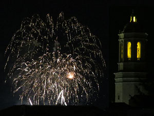 Fires 2016. El castell de focs de cloenda de Fires de Sant Narcís
