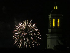 Fires 2016. El castell de focs de cloenda de Fires de Sant Narcís