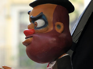 Fires 2016. Passejada de la Mula Baba i teatre de titelles a la Rambla de la Llibertat