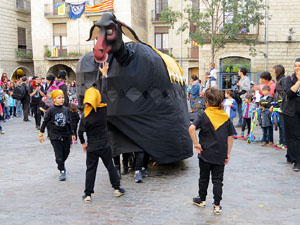Fires 2016. Passejada de la Mula Baba i teatre de titelles a la Rambla de la Llibertat