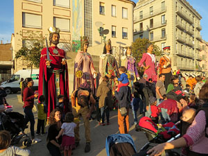 Fires 2016. El preg&oacute. Concentraci&oacute; a la pla&ccedil;a de la Constituci&oacute;