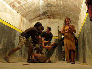 FITAG 2016. Espectacle A la deriva, coproducci&oacute; FITAG 2016 al refugi antiaeri del Jard&iacute; de la Inf&agrave;ncia