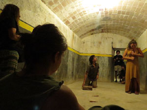 FITAG 2016. Espectacle A la deriva, coproducci&oacute; FITAG 2016 al refugi antiaeri del Jard&iacute; de la Inf&agrave;ncia