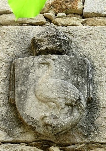 Escut del bisbe Bernat de Pau, 1450