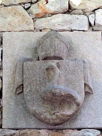 Escut del bisbe Bernat de Pau, 1450