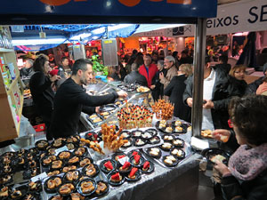 Girona10 2017. Tastets gastron&ograve;mics al Mercat del Lle&oacute; de Girona