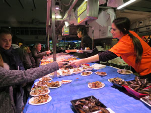 Girona10 2017. Tastets gastron&ograve;mics al Mercat del Lle&oacute; de Girona