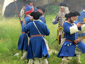 Girona resisteix! Jornades de recreació històrica de la Guerra de Successió. Castell de Montjuïc. La capitulació