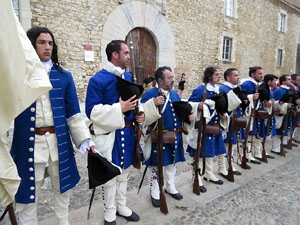 Girona resisteix! Jornades de recreació històrica de la Guerra de Successió. Cloenda de les activitats de dissabte