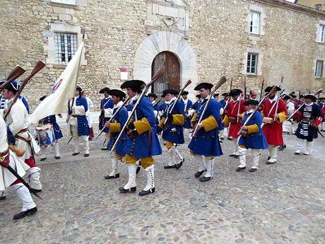 Girona resisteix! Jornades de recreació històrica de la Guerra de Successió. Cloenda de les activitats de dissabte