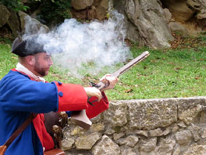 Girona resisteix! Jornades de recreació històrica de la Guerra de Successió. Combat al portal de Sant Cristòfol