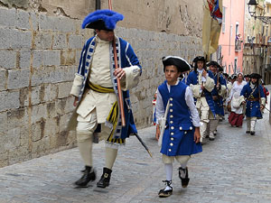 Girona resisteix! Jornades de recreació històrica de la Guerra de Successió. La desfilada