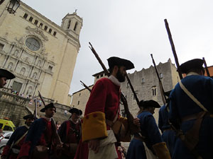 Girona resisteix! Jornades de recreació històrica de la Guerra de Successió. La desfilada