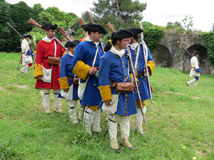 Girona resisteix! Jornades de recreació històrica de la Guerra de Successió. Castell de Montjuïc. Cloenda de la recreació històrica