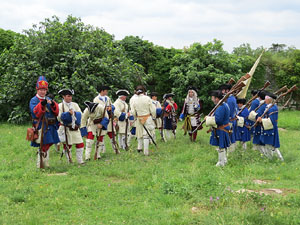 Girona resisteix! Jornades de recreació històrica de la Guerra de Successió. Castell de Montjuïc. Cloenda de la recreació històrica