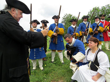 Girona resisteix! Jornades de recreació històrica de la Guerra de Successió. Castell de Montjuïc. Cloenda de la recreació històrica