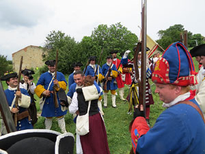 Girona resisteix! Jornades de recreaci&oacute; hist&ograve;rica de la Guerra de Successi&oacute;. Castell de Montju&iuml;c. Cloenda de la recreaci&oacute; hist&ograve;rica