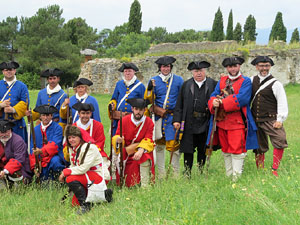 Girona resisteix! Jornades de recreaci&oacute; hist&ograve;rica de la Guerra de Successi&oacute;. Castell de Montju&iuml;c. Cloenda de la recreaci&oacute; hist&ograve;rica